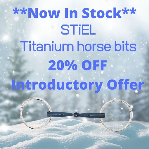 Surgical grade titanium horse bits at affordable prices